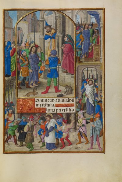 Cristo davanti a Caifa da Master of the Dresden Prayer Book